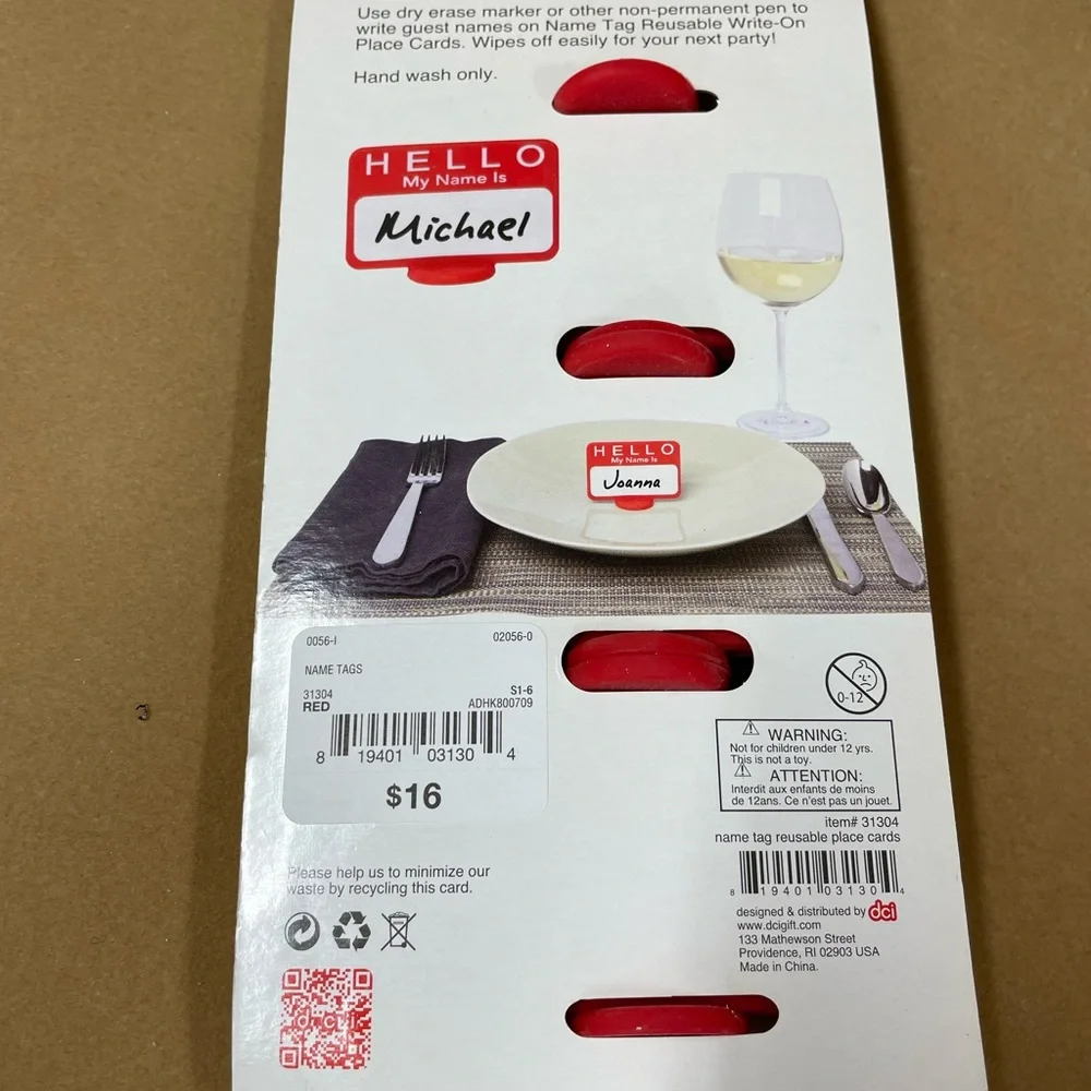Reusable name place holder/tag